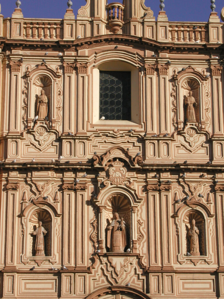 Detalle de la fachada barroca