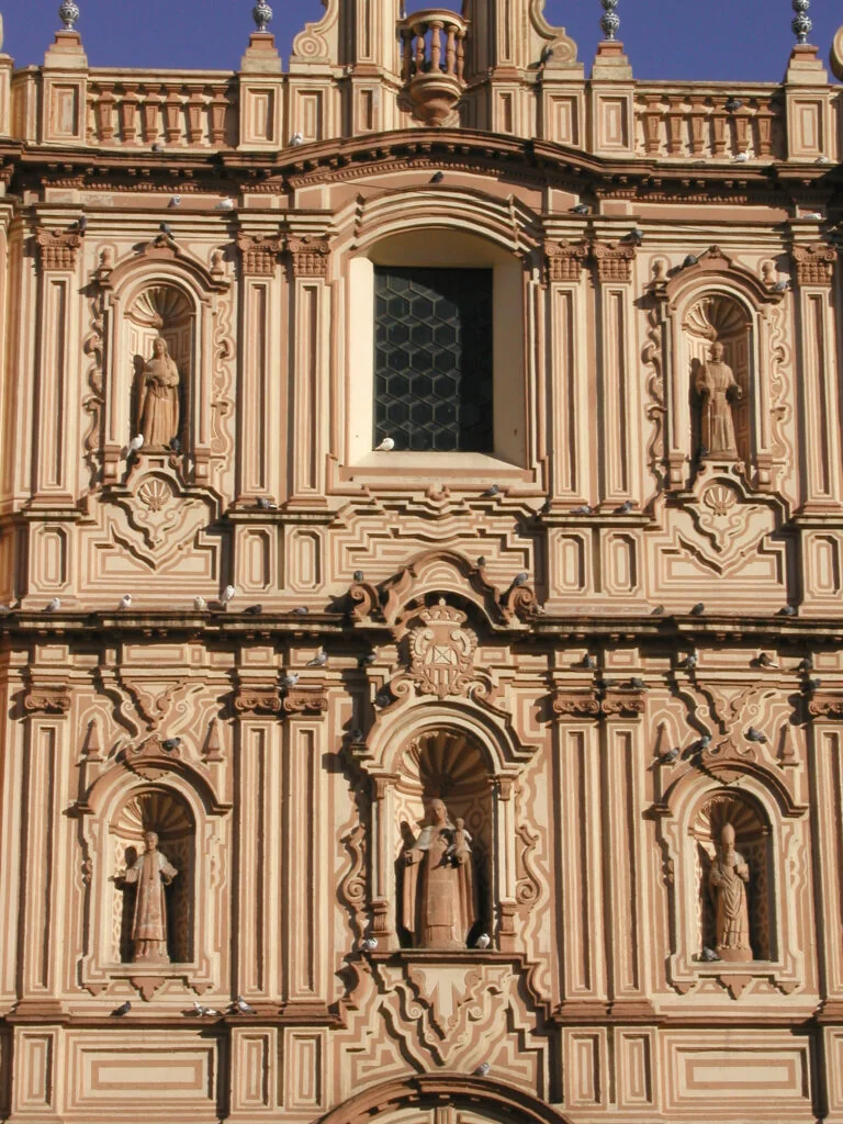 Detalle de la fachada barroca