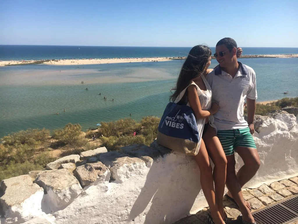 Lourdes y Ángel en Portugal